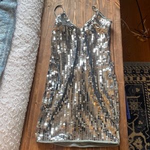 Fashion Nova XS sparkly dress